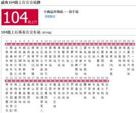 威海公交104路