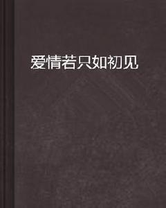 愛情若只如初見[宋允澤編寫的小說]