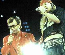 Axl和他的偶像Elton