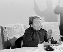 1981年栗秀真在中國計生協會第一次理事會上