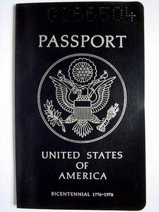 美國1976版護照