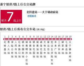 射洪公交7路