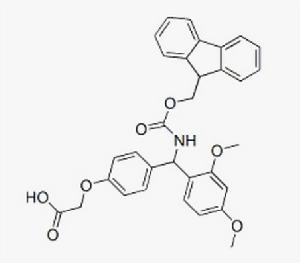 4-[(2,4-二甲氧基苯基)(Fmoc-氨基)甲基]苯氧乙酸