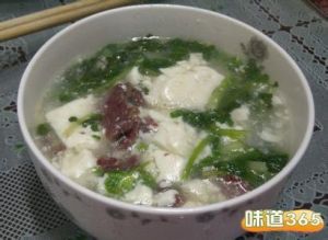 豆腐牛肉羹