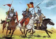 蒙古人也帶來了少量突厥和羅斯附庸部隊