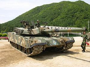 （圖）一輛K1A1主戰坦克
