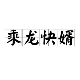 乘龍快婿[漢語成語]