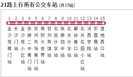 張掖公交21路