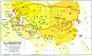 印度大部分地區的孔雀帝國、笈多帝國、貴霜帝國、莫臥兒帝國