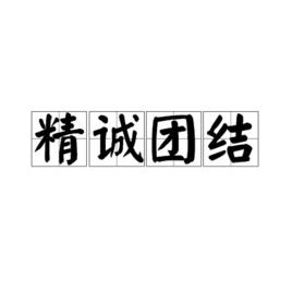 精誠團結[漢語成語]