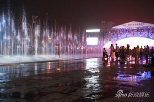 蘇州音樂節次日-噴泉夜景