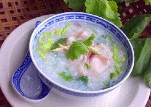 生菜魚片粥