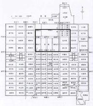 明朝擴建唐長安城皇城示意圖