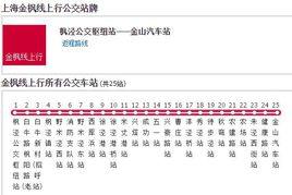 上海公交金楓線