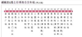 浦城縣公交1路