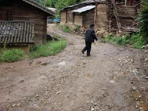 蘭坪白族普米族自治縣河西鄉三界村進村道路