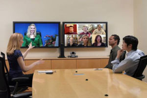 職場散兵可以通過視頻會議來討論決策