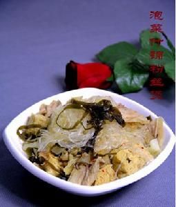 泡菜什錦冬粉煲