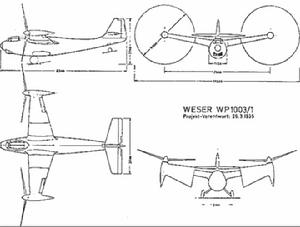 WeserflugP.1003型飛機