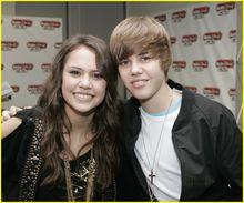 Jasmine Sagginario 和 Justin Bieber