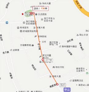 海口市瓊山區中山北路_百度地圖