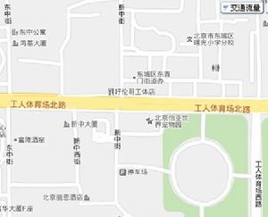 東直門街道 地圖