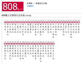 天津公交808路