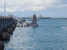2007年海軍開放日時停泊在樟宜軍港的新加坡酋長號潛艇