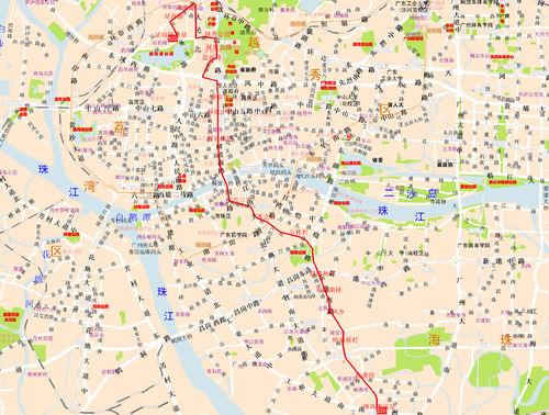 廣州公交5路線路圖