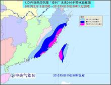 6月17日海南市民“全副武裝”在大雨中出行