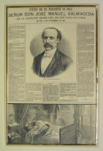 智利報紙1891年9月19日報導巴爾馬塞達自殺的新聞