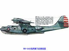 PBY-5A水上飛機側視圖