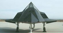 F-117隱形戰鬥機近照