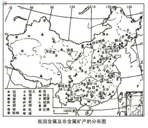 礦產分布