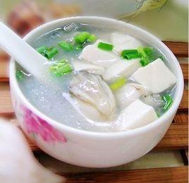 牡蠣豆腐湯