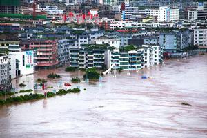 四川廣安特大洪水