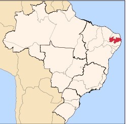 巴西東部帕拉伊巴州(Paraiba)大西洋沿岸海角