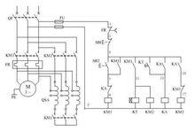 電動機自耦降壓起動（自動控制）電路原理圖