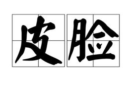 皮臉[漢語詞語]