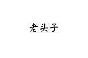 老頭子[詞語釋義]