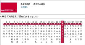 深圳公交868路區間2路