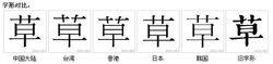 字源演變對比