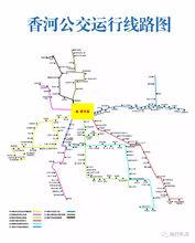 香河公交運行線路圖