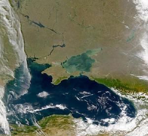 烏克蘭和俄羅斯南部海岸外的內陸海