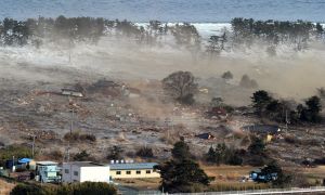 日本9.0級強震引10米高海嘯海嘯吞噬陸地2