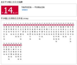 北京公交平14路