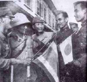 二戰期間處於同盟關係的日軍和泰軍