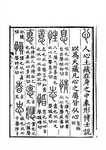 心[漢語漢字]