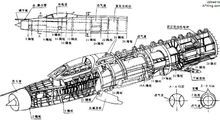 殲-7前機身結構圖