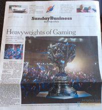 紐約時報首頁長篇報導S4總決賽